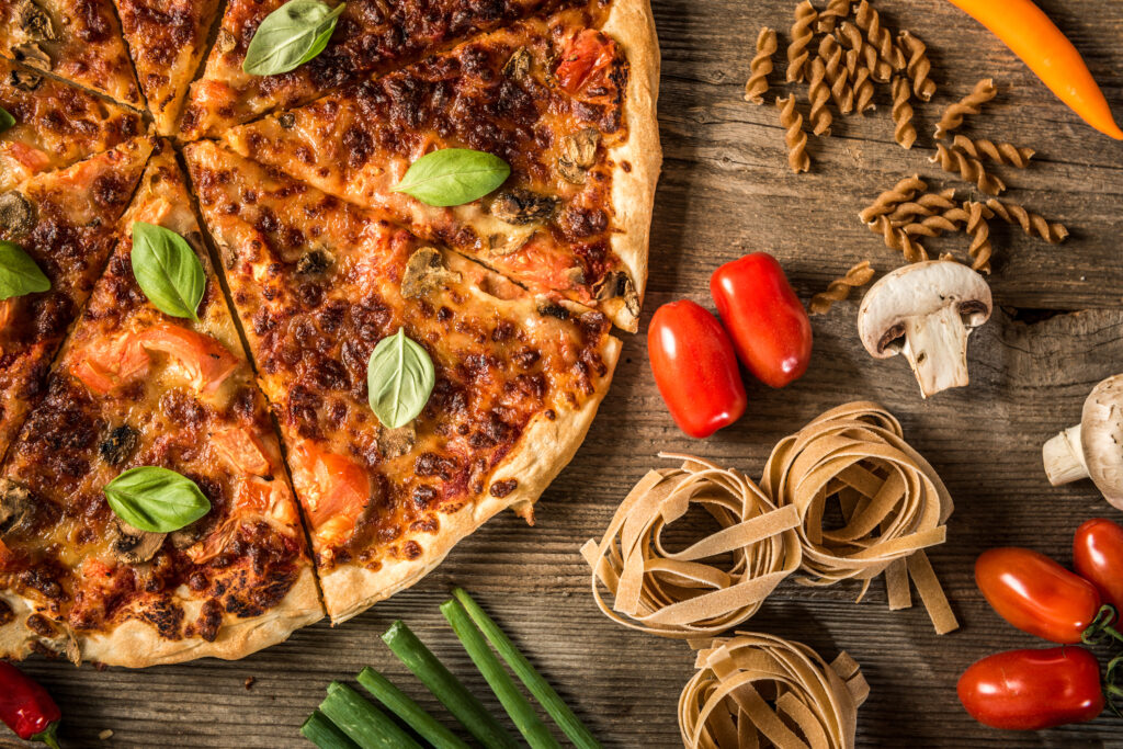 Italian food background